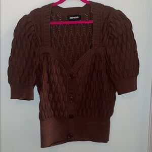 Express Women's Brown Sweater